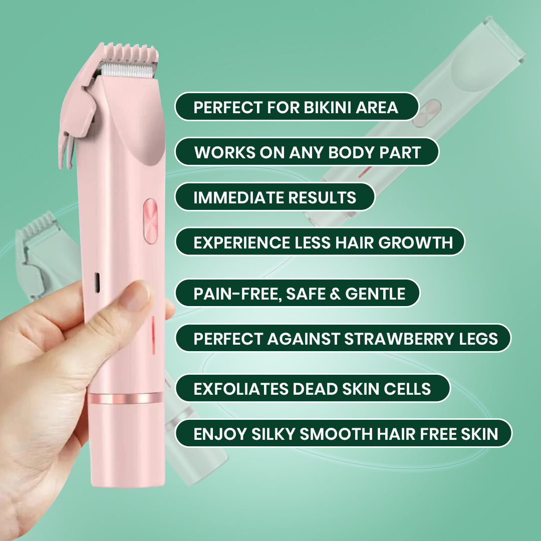2 in 1 Woman Body Shaver Bikini Shaver