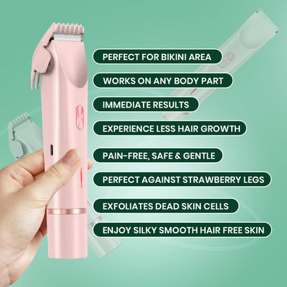 2 in 1 Woman Body Shaver Bikini Shaver