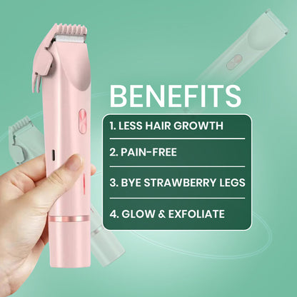 2 in 1 Woman Body Shaver Bikini Shaver